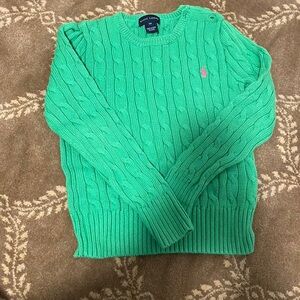 Ralph Lauren sweater! Size 6x and perfect for your little one!💚💚
